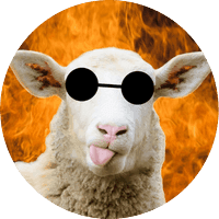 SheepBlackGlass