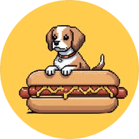 DOG ON A HOTDOG